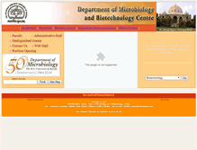 Tablet Screenshot of msubiotech.ac.in